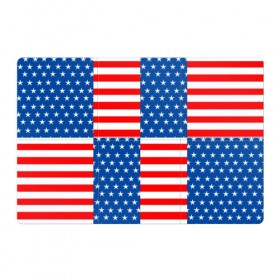 Магнитный плакат 3Х2 с принтом США в Тюмени, Полимерный материал с магнитным слоем | 6 деталей размером 9*9 см | Тематика изображения на принте: flag | stars | usa | usa flag | америка | американский флаг | звезды | надписи | полосы | сша | флаг | флаг сша