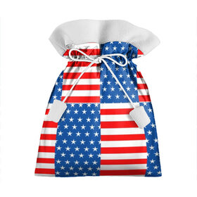 Подарочный 3D мешок с принтом США в Тюмени, 100% полиэстер | Размер: 29*39 см | Тематика изображения на принте: flag | stars | usa | usa flag | америка | американский флаг | звезды | надписи | полосы | сша | флаг | флаг сша