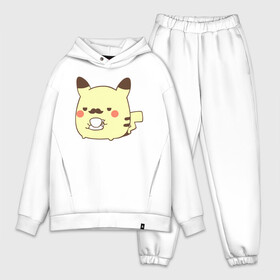 Мужской костюм хлопок OVERSIZE с принтом Детектив Кофе в Тюмени,  |  | detective pikachu | instinct | mystic | pikachu | pokeball | pokemon | pokemon go | valor | вейлор | детектив пикачу | инстинкт | мистик | пикачу | покебол | покемон | покемон го