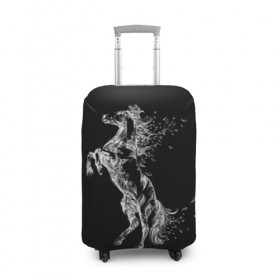 Чехол для чемодана 3D с принтом Великолепный скакун в Тюмени, 86% полиэфир, 14% спандекс | двустороннее нанесение принта, прорези для ручек и колес | великолепный скакун