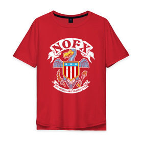 Мужская футболка хлопок Oversize с принтом NOFX в Тюмени, 100% хлопок | свободный крой, круглый ворот, “спинка” длиннее передней части | hardcore | nofx | punk | группы | музыка | панк | панк рок | рок | ска панк | скейт панк