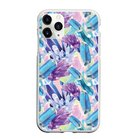 Чехол для iPhone 11 Pro Max матовый с принтом Кристаллы в Тюмени, Силикон |  | crystal | cute | opal | pink | purple | shining | shiny | stone | блестящий | камень | кристалл | опал | розовый | сияющий | фиолетовый