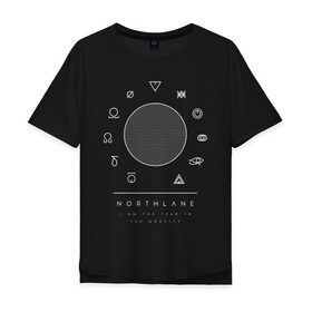 Мужская футболка хлопок Oversize с принтом Northlane в Тюмени, 100% хлопок | свободный крой, круглый ворот, “спинка” длиннее передней части | Тематика изображения на принте: 