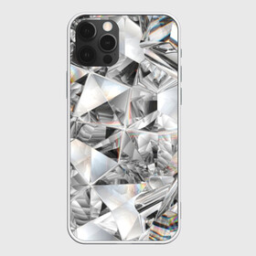 Чехол для iPhone 12 Pro Max с принтом Бриллиантовый блеск в Тюмени, Силикон |  | cut | diamond | gem | glitter | jewel | kaleidoscope | luxury | shine | sparkle | white | алмаз | белый | блеск | бриллиант | диамант | драгоценность | драгоценный камень | калейдоскоп | люкс | огранка | роскошь | сверкать | сияние