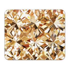 Коврик для мышки прямоугольный с принтом Желтые бриллианты в Тюмени, натуральный каучук | размер 230 х 185 мм; запечатка лицевой стороны | Тематика изображения на принте: cut | diamond | gem | glitter | gold | jewel | kaleidoscope | luxury | shine | sparkle | white | yellow | алмаз | белый | блеск | бриллиант | диамант | драгоценность | драгоценный камень | желтый | золотой | калейдоскоп | люкс | огранка
