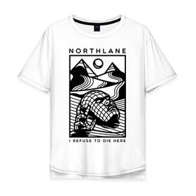 Мужская футболка хлопок Oversize с принтом Northlane в Тюмени, 100% хлопок | свободный крой, круглый ворот, “спинка” длиннее передней части | discoveries | mesmer | node | northlane | singularity | группы | метал | музыка | рок