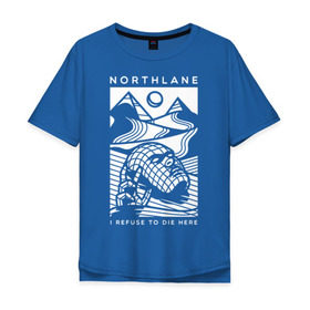 Мужская футболка хлопок Oversize с принтом Northlane в Тюмени, 100% хлопок | свободный крой, круглый ворот, “спинка” длиннее передней части | Тематика изображения на принте: discoveries | mesmer | node | northlane | singularity | группы | метал | музыка | рок