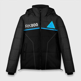 Мужская зимняя куртка 3D с принтом RK800 CONNOR в Тюмени, верх — 100% полиэстер; подкладка — 100% полиэстер; утеплитель — 100% полиэстер | длина ниже бедра, свободный силуэт Оверсайз. Есть воротник-стойка, отстегивающийся капюшон и ветрозащитная планка. 

Боковые карманы с листочкой на кнопках и внутренний карман на молнии. | action | ai | android | connor | dbhpk19 | detroit become human | rk 800 | rk 900 | андроиды | детектив | игра | интерактивное кино | кара | коннор | логотип | маркус | роботы | фирменный стиль | экшн