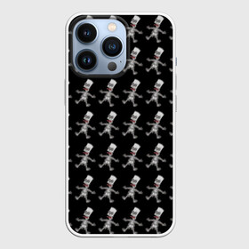 Чехол для iPhone 13 Pro с принтом Bart в Тюмени,  |  | bart | homer | sad | simpsons | skelleton | барт | гомер | симпсоны