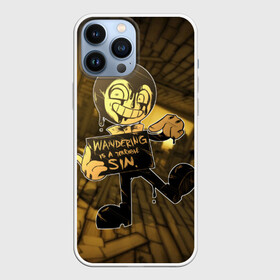 Чехол для iPhone 13 Pro Max с принтом Bendy And The Ink Machine (42) в Тюмени,  |  | Тематика изображения на принте: bendy | bendy and the ink machine | devil | game | horror | ink | mask | бенди | бенди и чернильная машина | краска | чернила