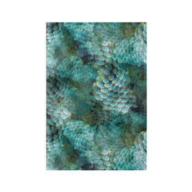 Обложка для паспорта матовая кожа с принтом Чешуя русалки в Тюмени, натуральная матовая кожа | размер 19,3 х 13,7 см; прозрачные пластиковые крепления | Тематика изображения на принте: blue | color | fish | gray | green | mermaid | neyad | pattern | scales | sea | siren | skin | turquoise | wallpaper | water | бирюзовый | вода | зеленый | кожа | море | неяда | обои | паттерн | русалка | рыба | серый | сирена | цвет | чешуя