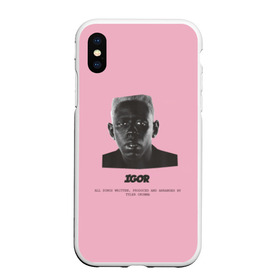 Чехол для iPhone XS Max матовый с принтом Tyler The Creator (IGOR) в Тюмени, Силикон | Область печати: задняя сторона чехла, без боковых панелей | bomb | boy | cherry | creator | flower | igor | rap | tayler | the | tyler | альбом | игорь | криэйтор | музыка | реп | рэп | тайлер