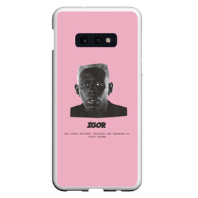 Чехол для Samsung S10E с принтом Tyler The Creator (IGOR) в Тюмени, Силикон | Область печати: задняя сторона чехла, без боковых панелей | bomb | boy | cherry | creator | flower | igor | rap | tayler | the | tyler | альбом | игорь | криэйтор | музыка | реп | рэп | тайлер