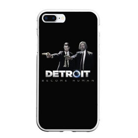 Чехол для iPhone 7Plus/8 Plus матовый с принтом Detroit become human в Тюмени, Силикон | Область печати: задняя сторона чехла, без боковых панелей | 2038 | become | connor | dbh | dbhpk19 | gavin reed | human | quantic | reed | reed900 | rk800 | rk900 | андроид | девиант | детройт | кара | квест | коннор | маркус