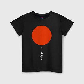 Детская футболка хлопок с принтом Солнечная система в Тюмени, 100% хлопок | круглый вырез горловины, полуприлегающий силуэт, длина до линии бедер | Тематика изображения на принте: арт | земля | космос | луна | планеты | сатурн | солнце | юпитер