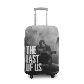 Чехол для чемодана 3D с принтом THE LAST OF US в Тюмени, 86% полиэфир, 14% спандекс | двустороннее нанесение принта, прорези для ручек и колес | gamer | player | stels | the last of us | the last of us part 2 | бегун | джоэл | каннибалы | охотники | сталкер | топляк | цикады | щелкун | элли