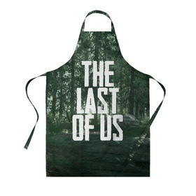 Фартук 3D с принтом THE LAST OF US в Тюмени, 100% полиэстер | общий размер — 65 х 85 см, ширина нагрудника — 26 см, горловина — 53 см, длина завязок — 54 см, общий обхват в поясе — 173 см. Принт на завязках и на горловине наносится с двух сторон, на основной части фартука — только с внешней стороны | gamer | player | stels | the last of us | the last of us part 2 | бегун | джоэл | каннибалы | охотники | сталкер | топляк | цикады | щелкун | элли