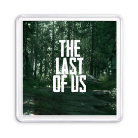 Магнит 55*55 с принтом THE LAST OF US в Тюмени, Пластик | Размер: 65*65 мм; Размер печати: 55*55 мм | gamer | player | stels | the last of us | the last of us part 2 | бегун | джоэл | каннибалы | охотники | сталкер | топляк | цикады | щелкун | элли