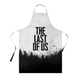 Фартук 3D с принтом THE LAST OF US в Тюмени, 100% полиэстер | общий размер — 65 х 85 см, ширина нагрудника — 26 см, горловина — 53 см, длина завязок — 54 см, общий обхват в поясе — 173 см. Принт на завязках и на горловине наносится с двух сторон, на основной части фартука — только с внешней стороны | gamer | player | stels | the last of us | the last of us part 2 | бегун | джоэл | каннибалы | охотники | сталкер | топляк | цикады | щелкун | элли