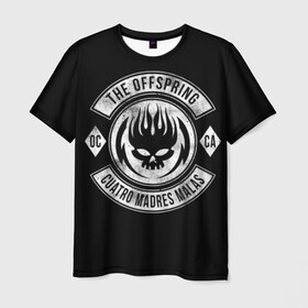 Мужская футболка 3D с принтом Offspring в Тюмени, 100% полиэфир | прямой крой, круглый вырез горловины, длина до линии бедер | offspring | ofspring | punk | rock | the offspring | группы | музыка | офспринг | оффспринг | панк | рок