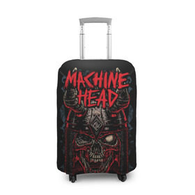 Чехол для чемодана 3D с принтом Machine Head в Тюмени, 86% полиэфир, 14% спандекс | двустороннее нанесение принта, прорези для ручек и колес | heavy metal | machine head | metal | грув метал | группы | метал | музыка | рок | трэш метал | хэви метал