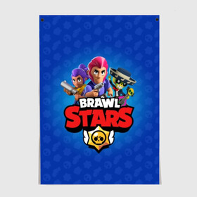 Постер с принтом BRAWL STARS в Тюмени, 100% бумага
 | бумага, плотность 150 мг. Матовая, но за счет высокого коэффициента гладкости имеет небольшой блеск и дает на свету блики, но в отличии от глянцевой бумаги не покрыта лаком | brawl | bull | colt | crow | el primo | game | games | leon | moba | online | penny | poco | shelly | spike | star | stars | wanted | брав | бравл | браво | звезда | звезды | игра | игры | лого | моба | онлайн | старс