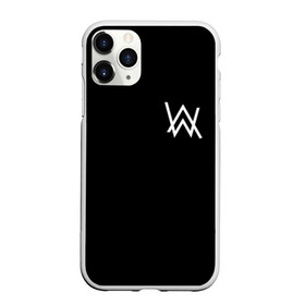 Чехол для iPhone 11 Pro матовый с принтом ALAN WALKER (НА СПИНЕ) в Тюмени, Силикон |  | alan walker | aw | electro | electro music | music | алан уокер | музыка | музыкант | электро | электронная музыка