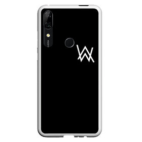 Чехол для Honor P Smart Z с принтом ALAN WALKER (НА СПИНЕ) в Тюмени, Силикон | Область печати: задняя сторона чехла, без боковых панелей | Тематика изображения на принте: alan walker | aw | electro | electro music | music | алан уокер | музыка | музыкант | электро | электронная музыка