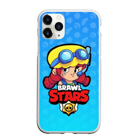 Чехол для iPhone 11 Pro матовый с принтом Jessie - BRAWL STARS в Тюмени, Силикон |  | brawl | bull | colt | crow | el primo | game | games | jessie | leon | moba | online | penny | poco | shelly | spike | star | stars | wanted | брав | бравл | браво | звезда | звезды | игра | игры | лого | моба | онлайн | старс