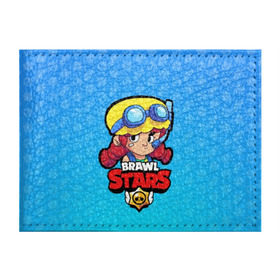 Обложка для студенческого билета с принтом Jessie - BRAWL STARS в Тюмени, натуральная кожа | Размер: 11*8 см; Печать на всей внешней стороне | brawl | bull | colt | crow | el primo | game | games | jessie | leon | moba | online | penny | poco | shelly | spike | star | stars | wanted | брав | бравл | браво | звезда | звезды | игра | игры | лого | моба | онлайн | старс