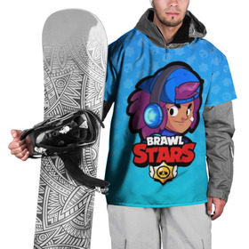 Накидка на куртку 3D с принтом Shelly - BRAWL STARS в Тюмени, 100% полиэстер |  | brawl | bull | colt | crow | el primo | game | games | leon | moba | online | penny | poco | shelly | spike | star | stars | wanted | брав | бравл | браво | звезда | звезды | игра | игры | онлайн | старс