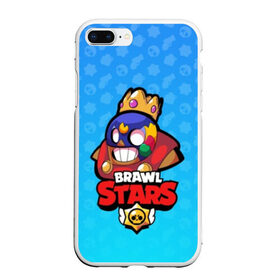 Чехол для iPhone 7Plus/8 Plus матовый с принтом El Primo - BRAWL STARS в Тюмени, Силикон | Область печати: задняя сторона чехла, без боковых панелей | brawl | bull | colt | crow | el primo | game | games | leon | moba | online | penny | poco | shelly | spike | star | stars | wanted | брав | бравл | браво | звезда | звезды | игра | игры | лого | моба | онлайн | старс