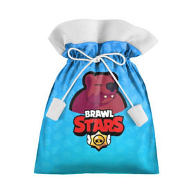 Подарочный 3D мешок с принтом Bear - BRAWL STARS в Тюмени, 100% полиэстер | Размер: 29*39 см | bear | brawl | bull | colt | crow | el primo | game | games | leon | moba | online | penny | poco | shelly | spike | star | stars | wanted | брав | бравл | браво | звезда | звезды | игра | игры | моба | онлайн | старс