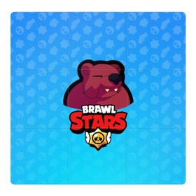 Магнитный плакат 3Х3 с принтом Bear - BRAWL STARS в Тюмени, Полимерный материал с магнитным слоем | 9 деталей размером 9*9 см | bear | brawl | bull | colt | crow | el primo | game | games | leon | moba | online | penny | poco | shelly | spike | star | stars | wanted | брав | бравл | браво | звезда | звезды | игра | игры | моба | онлайн | старс