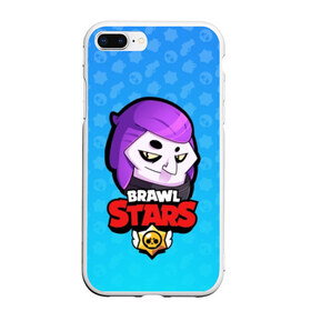 Чехол для iPhone 7Plus/8 Plus матовый с принтом Mortis - BRAWL STARS в Тюмени, Силикон | Область печати: задняя сторона чехла, без боковых панелей | brawl | bull | colt | crow | el primo | game | games | leon | moba | mortis | online | penny | poco | shelly | spike | star | stars | wanted | брав | бравл | браво | звезда | звезды | игра | игры | моба | онлайн | старс