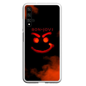 Чехол для Honor 20 с принтом Bon Jovi в Тюмени, Силикон | Область печати: задняя сторона чехла, без боковых панелей | bon jovi | альбом | арена | бон | бон джови | глэм | группа | джови | джон | метал | музыка | надпись | песни | поп | попрок | рок | рокер | смайл | солист | софт | стена | хард | хеви | хевиметал