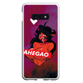 Чехол для Samsung S10E с принтом Demon Ahegao в Тюмени, Силикон | Область печати: задняя сторона чехла, без боковых панелей | ahegao | anime | kawaii | manga | аниме | ахегао | кавай | манга