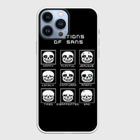 Чехол для iPhone 13 Pro Max с принтом Emotions of sans в Тюмени,  |  | alphys | animation | asriel | comic dub | comic dubs | deltarune | gaming | toriel | undertale | андертеил | история | подземная | фриск | чай тв | чара