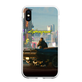 Чехол для iPhone XS Max матовый с принтом CYBERPUNK 2077 в Тюмени, Силикон | Область печати: задняя сторона чехла, без боковых панелей | 2019 | cd project red | cyberpunk 2077 | future | hack | night city | samurai | sci fi | андроиды | безумие | будущее | киберпанк 2077 | логотип | роботы | самураи | фантастика | цифры