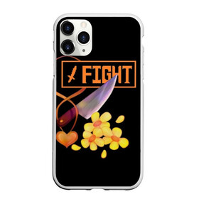 Чехол для iPhone 11 Pro матовый с принтом FIGHT в Тюмени, Силикон |  | Тематика изображения на принте: alphys | animation | asriel | comic dub | comic dubs | deltarune | gaming | toriel | undertale | андертеил | история | подземная | фриск | чай тв | чара