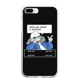 Чехол для iPhone 7Plus/8 Plus матовый с принтом Undertale в Тюмени, Силикон | Область печати: задняя сторона чехла, без боковых панелей | animation | chara | comic | dub | flowey | frisk | megalovania | papyrus | sans | undertale comic dub | андертейл | папирус | подземная | санс | сказка