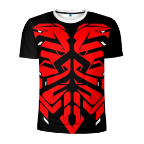 Мужская футболка 3D спортивная с принтом БРОНЯ SAMURAI в Тюмени, 100% полиэстер с улучшенными характеристиками | приталенный силуэт, круглая горловина, широкие плечи, сужается к линии бедра | 2019 | cd project red | cyberpunk 2077 | future | hack | night city | samurai | sci fi | андроиды | безумие | будущее | киберпанк 2077 | логотип | роботы | самураи | фантастика | цифры