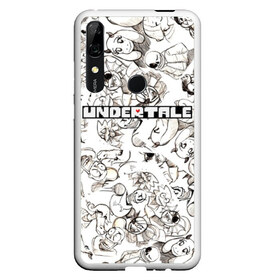 Чехол для Honor P Smart Z с принтом UNDERTALE в Тюмени, Силикон | Область печати: задняя сторона чехла, без боковых панелей | frisk | game | good jokes | sans | undertale | андертал | андертейл | асгор | дримур | дримурр | игра | игры | кости | логотип | надпись | папирус | паттерн | подземелье | санс | сердечко | сердце | стрим | ториэль | ужас