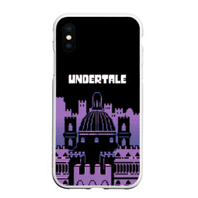 Чехол для iPhone XS Max матовый с принтом UNDERTALE в Тюмени, Силикон | Область печати: задняя сторона чехла, без боковых панелей | game | undertale | азриэль дримурр | альфис | андайн | андертейл | асгор дримурр | добро | дьявол | зло | игра | игры | кости | меттатон | папирус | санс | стрела | ториэль | трезубец | фриск | чара | черный