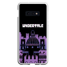 Чехол для Samsung S10E с принтом UNDERTALE в Тюмени, Силикон | Область печати: задняя сторона чехла, без боковых панелей | game | undertale | азриэль дримурр | альфис | андайн | андертейл | асгор дримурр | добро | дьявол | зло | игра | игры | кости | меттатон | папирус | санс | стрела | ториэль | трезубец | фриск | чара | черный