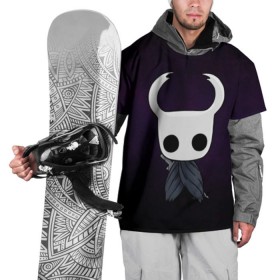 Накидка на куртку 3D с принтом Hollow Knight в Тюмени, 100% полиэстер |  | hollow knight | детская | для детей | игра | компьютерная игра | королевство | рыцарь | темный рыцарь | холлов кнайт | экшен