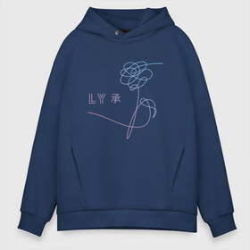 Мужское худи Oversize хлопок с принтом BTS Love Yourself в Тюмени, френч-терри — 70% хлопок, 30% полиэстер. Мягкий теплый начес внутри —100% хлопок | боковые карманы, эластичные манжеты и нижняя кромка, капюшон на магнитной кнопке | Тематика изображения на принте: bts | bts 2019 | bts hope world скачать | bts love yourself | bts песни | hope world | hope world j hope | hope world скачать | k pop