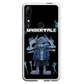 Чехол для Honor P Smart Z с принтом Undertale в Тюмени, Силикон | Область печати: задняя сторона чехла, без боковых панелей | Тематика изображения на принте: 3d | hp | pixel | sans | undertale | абстракция | андертейл | геометрия | гроза | игра | кости | молния | надпись | пиксель | пикселя | подземная история | текстура