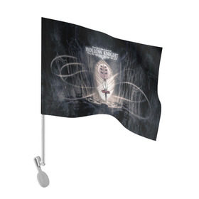 Флаг для автомобиля с принтом Hollow Knight. в Тюмени, 100% полиэстер | Размер: 30*21 см | 3d | hollow knight | hornet | игра | полый рыцарь | текстура | холлоу найт