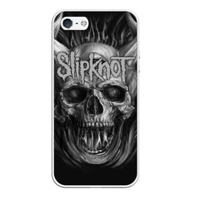 Чехол для iPhone 5/5S матовый с принтом Slipknot в Тюмени, Силикон | Область печати: задняя сторона чехла, без боковых панелей | band | corey taylor | jim root | metal | mick thomson | music | official | альтернативный | глэм | готик | гранж | метал | музыка | пост | рок | хард